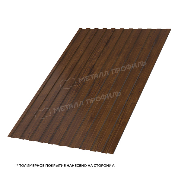 Профлист С-8 Ecosteel 0.5 Золотой дуб