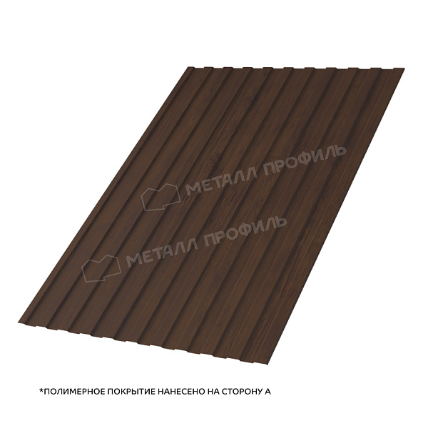 Профлист С-8 Ecosteel 0.5 Мореный дуб