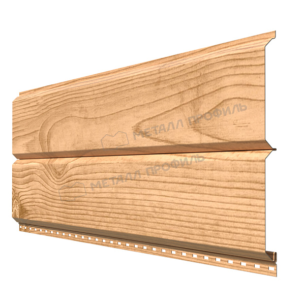 Металлосайдинг L-брус Ecosteel 0.5 Сосна