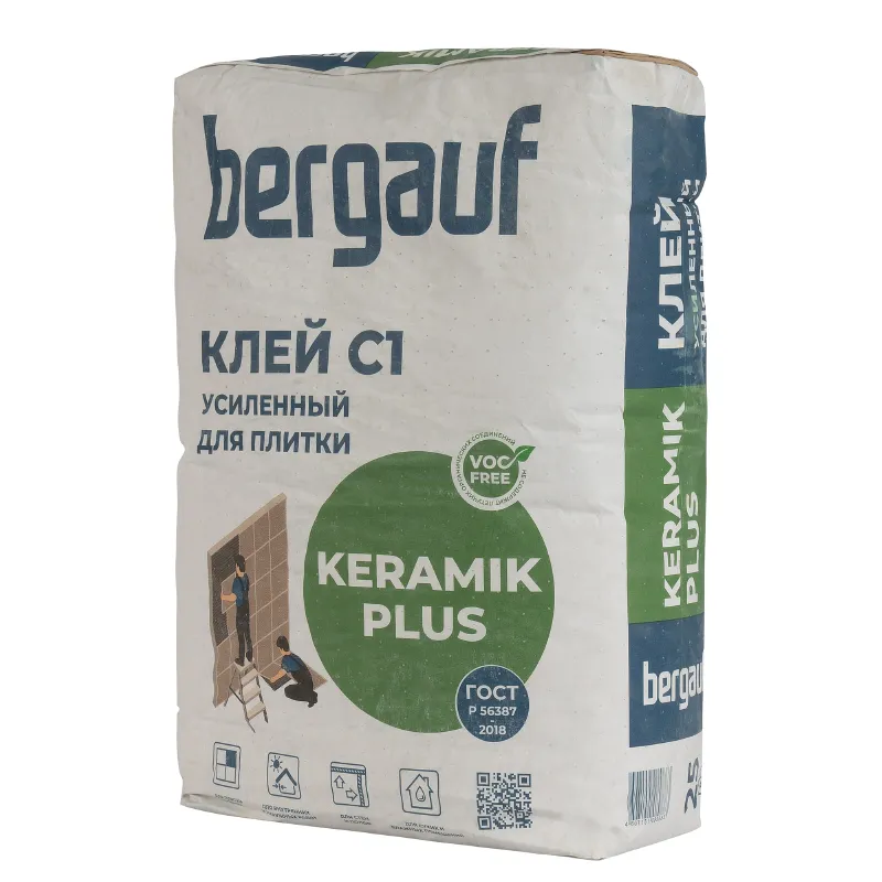 Клей плиточный Bergauf Keramik Plus C1 25кг