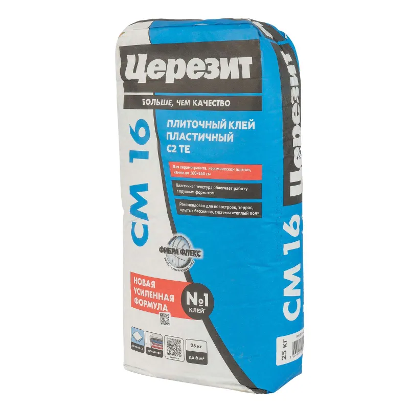 Клей плиточный Церезит СМ 16 С2ТЕ 25 кг