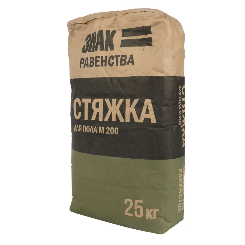 Стяжка пола Знак Равенства М-200 25 к