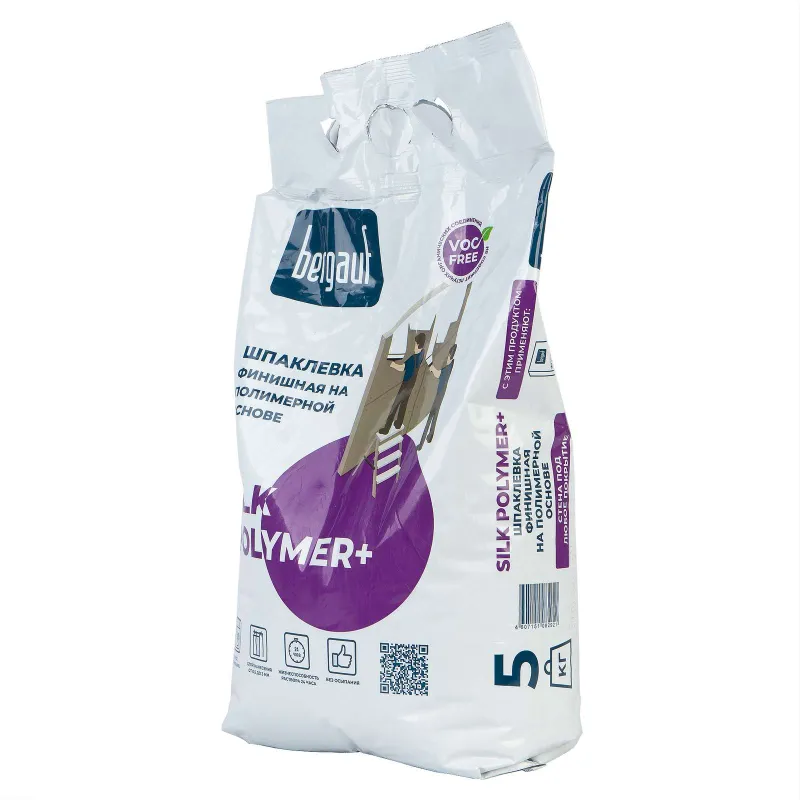 Шпаклевка Bergauf Silk Polymer+, полимерная финишная  5 кг