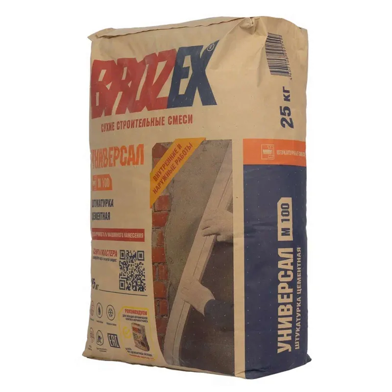 Штукатурка Brozex Универсал М 100 цементная 25 кг
